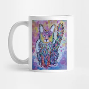 Mystical three eyed kitty Mug